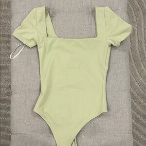 Aritzia Light Green Bodysuit
